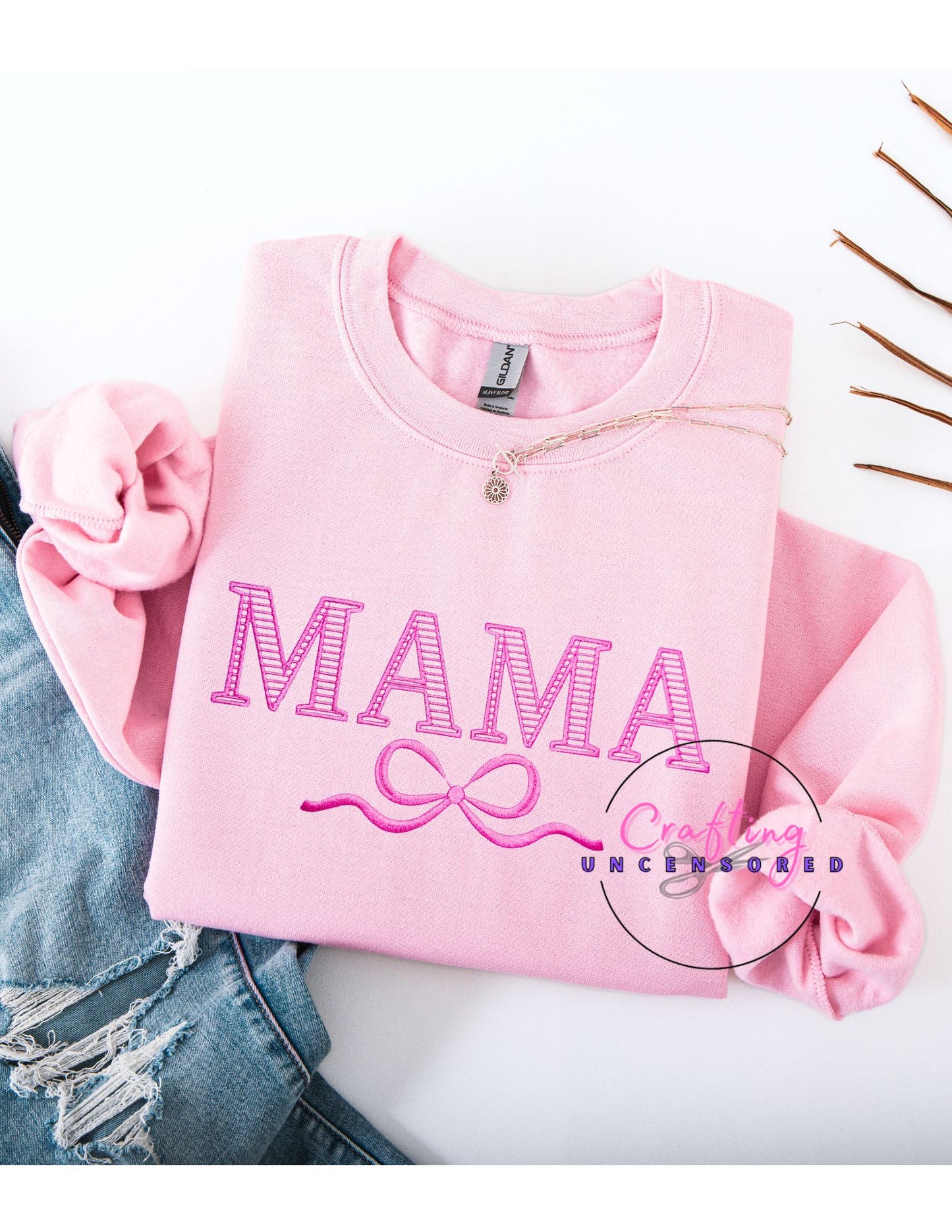 Mama Embroidered Sweatshirt