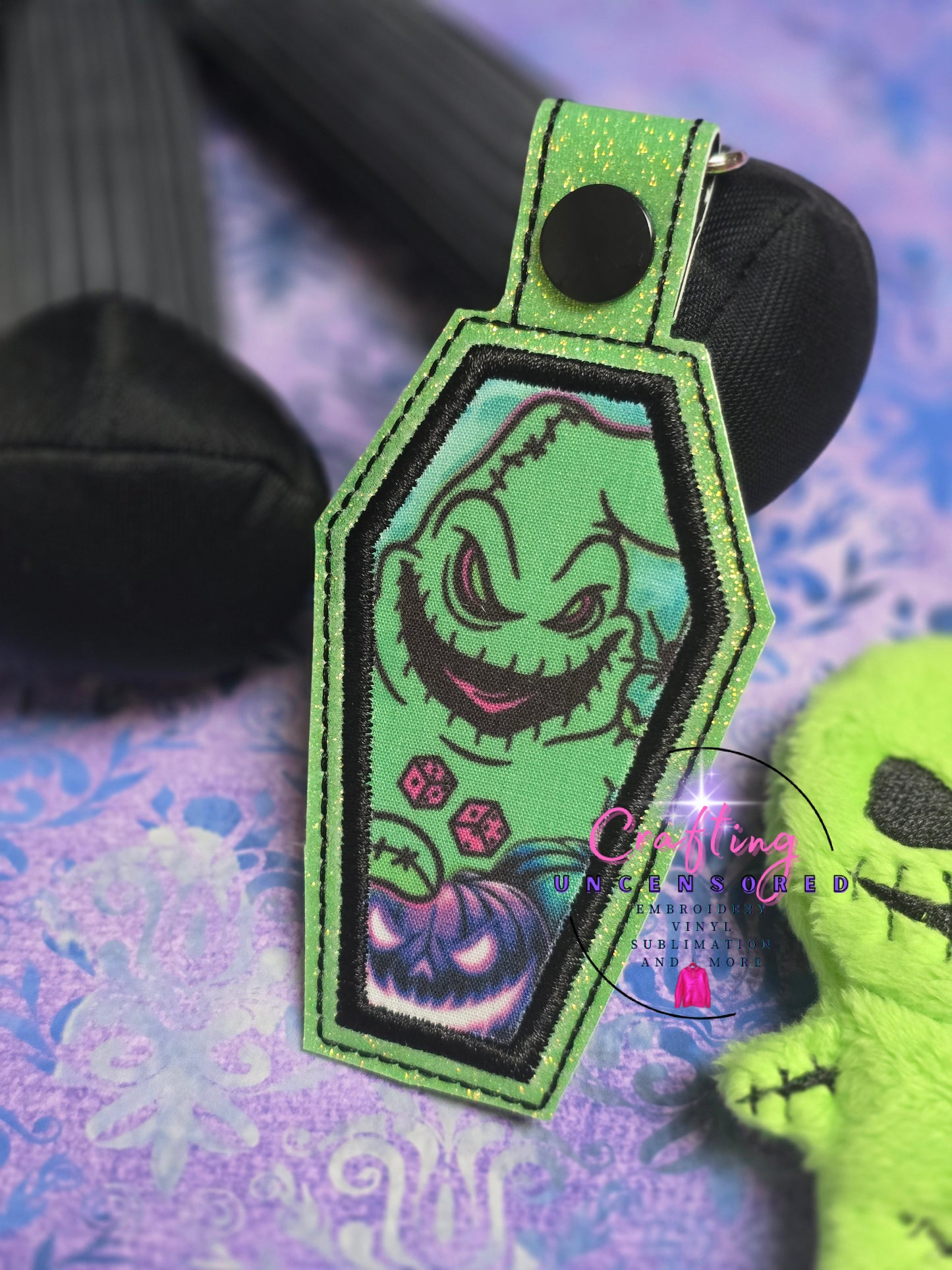 Boogs Halloween Key Fob Keychain
